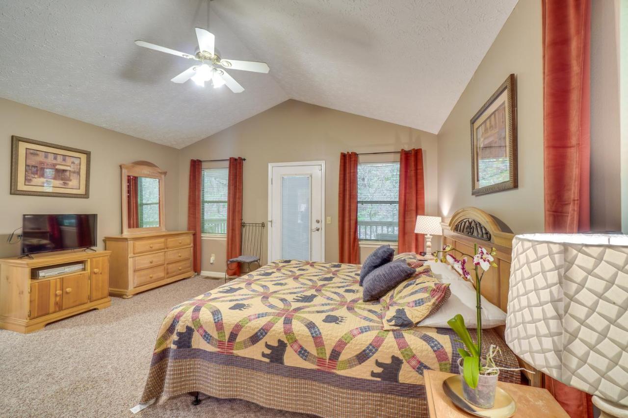 Gatlinburg Vacation Rental Balcony With Hot Tub! المظهر الخارجي الصورة